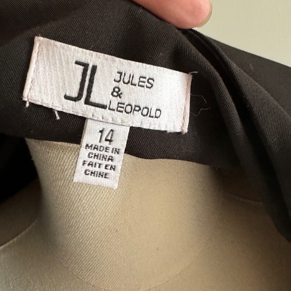 Jules & Leopold single button blazer with 3/4 ruched sleeve Size 14 - Picture 3 of 4